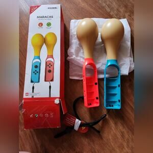 Nintendo Switch Maracas For N-S/N-S OLED Controller Attachments Rattles